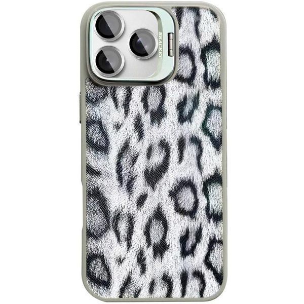 Чехол TPU+PC Wild Leopard with MagSafe and Lens для Apple iPhone 15 Pro Max (6.7") Grey 656-08248 фото