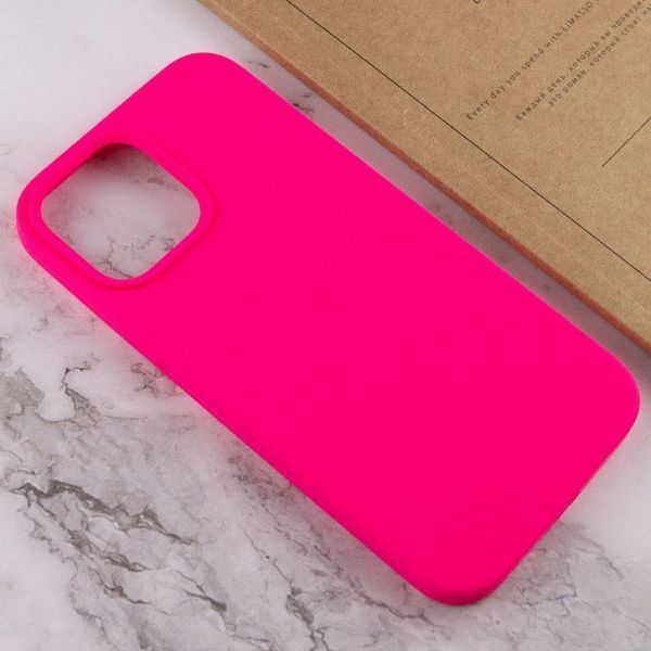 Силиконовый чехол Silk Full Protective для iPhone 13 mini (5.4") Barbie pink 777-10510 фото