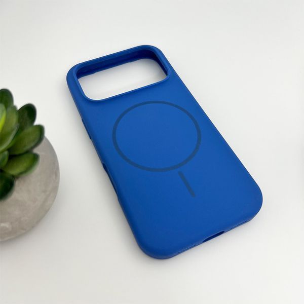 Чехол для смартфона Silicone Case Magnetic для Apple iPhone 17 Pro Porcelain Blue 666-04143 фото