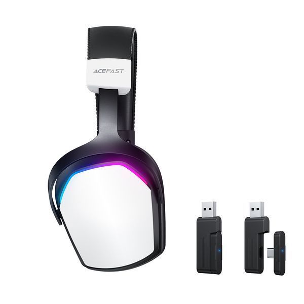 Беспроводные накладные наушники ACEFAST H11 gaming wireless headset White 6974316285601 фото