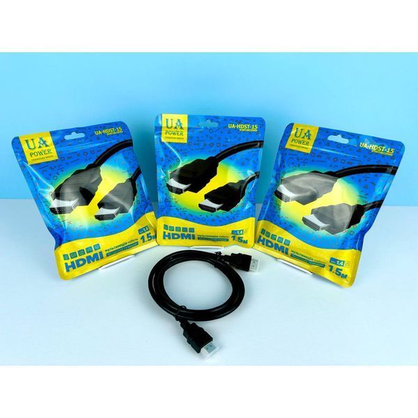 Кабель UA Power HDST-15 HDMI to HDMI ver1.4 1.5 м 209-00188 фото