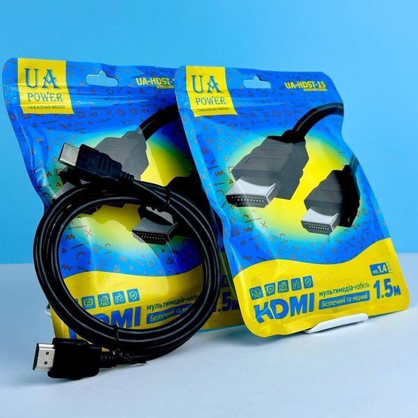 Кабель UA Power HDST-15 HDMI to HDMI ver1.4 1.5 м 209-00188 фото
