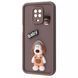 Чехол Pretty Things Case для Xiaomi Redmi Note 9S/Note 9 Pro Brown/Baby 777-02110 фото