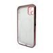 Чохол AG Glass Sapphire Frame MagSafe для iPhone 12 Pink 666-02781 фото 2