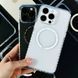 Прозорий чохол Hard Keep With Magnetic Colored для iPhone 11 Pro Beige 777-07731 фото 2