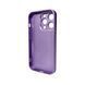 Чехол для смартфона AG Glass Matt Frame Color для iPhone 14 Pro Light Purple 666-00617 фото 2