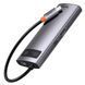 USB-Хаб Baseus Metal Gleam Series 6-in-1 Type-C Gray CAHUB-CW0G фото 2