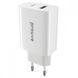 Сетевое зарядное устройство Proove Rapid 20W (Type-C + USB) white 656-02622 фото 1