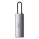 USB-Хаб Baseus Metal Gleam Series 6-in-1 Type-C Gray CAHUB-CW0G фото 7