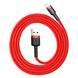 Кабель Baseus Cafule Cable USB For Lightning 2.4A 1m Red+Red CALKLF-B09 фото 5