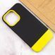Чохол TPU+PC Bichromatic для Apple iPhone 13 Pro (6.1") Black / Yellow 555-03979 фото 4