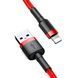 Кабель Baseus Cafule Cable USB For Lightning 2.4A 1m Red+Red CALKLF-B09 фото 1