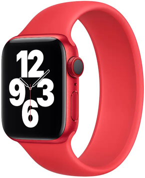 Силиконовый монобраслет для Apple Watch 38/40/41 mm 135 mm Красний 212-00330 фото