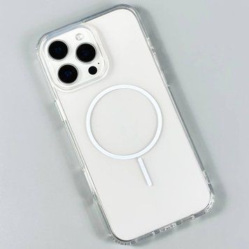 Прозрачный чехол NEW Clear Case with MagSafe для iPhone 13 Pro Max White 214-02814 фото