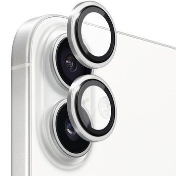 Захисне скло BlueO Metal на камеру для Apple iPhone 17 (6.3") Срібний / Silver 777-08405 фото
