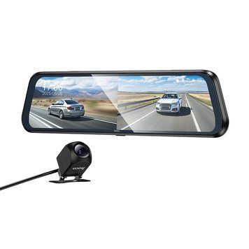 Видеорегистратор HOCO DV16 9.66-inch streaming media driving recorder(dual-channel with rear camera) Black 6942007664219 фото