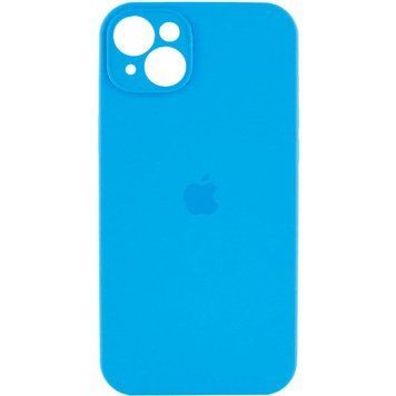 Силіконовий чохол з закритою камерою для iPhone 14 Light Blue 666-00805 фото