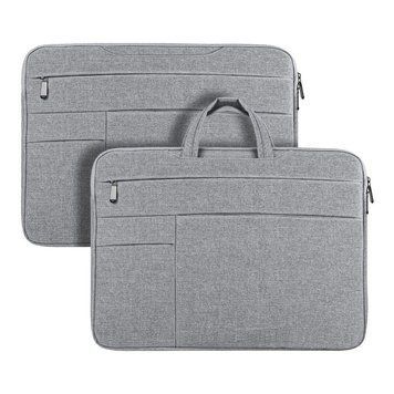 Сумка для ноутбука Dux Ducis LBTD Multi-Pocket Handbag for 15.5"-16" Light Grey 757-00201 фото