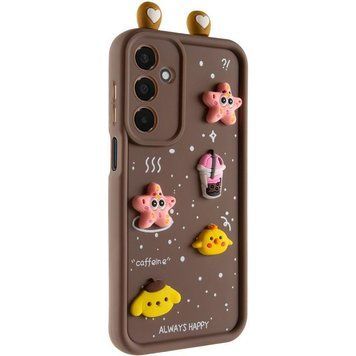 Чехол TPU Toys Case with Ears для Xiaomi Redmi 13C Brown 777-03907 фото