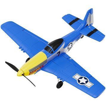 Літак на радіокеруванні SCHE W551 Four-channel Stunt Fighter Blue 656-03529 фото