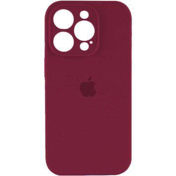 Силіконовий чохол з закритою камерою для iPhone 16 Pro Max Plum 666-01323 фото