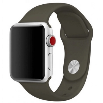 Силиконовый ремешок для Apple Watch 42/44/45/49 мм Dark Olive 212-00693 фото