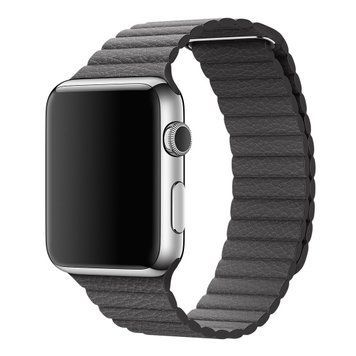Шкіряний ремінець Leather Loop для Apple Watch 38/40/41 mm Dim Gray 212-00906 фото