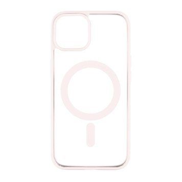 Силиконовый чехол Clear Color Case with MagSafe для iPhone 15 Plus Песочно розовый 214-00435 фото