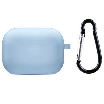 Силиконовый футляр с микрофиброй для наушников Airpods 3 Lilac Blue 203-00264 фото