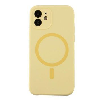 Чехол Glow Silicone Case Full Camera with Magsafe для iPhone 12 Yellow 214-03994 фото