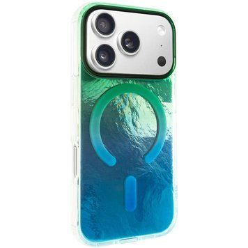Чохол TPU Shiny Mountain Magnetic Fit для Apple iPhone 17 Pro (6.3") Green / Blue ILSO-00000080430-4 фото