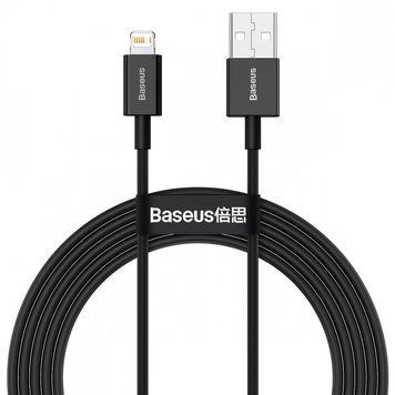 Кабель Baseus Superior Series Fast Charging Lightning 2.4A (2m) Black 209-00275 фото