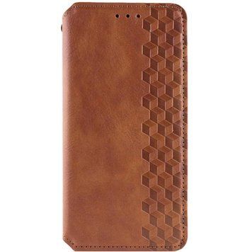 Чехол-книжка Rubic Leather для Xiaomi Redmi Note 13 Pro 4G Brown 666-02937 фото