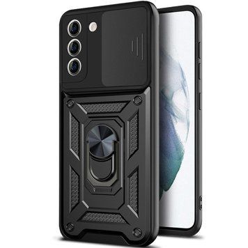 Ударопрочный чехол Camshield Serge Ring для Samsung Galaxy S21+ Black 777-04430 фото