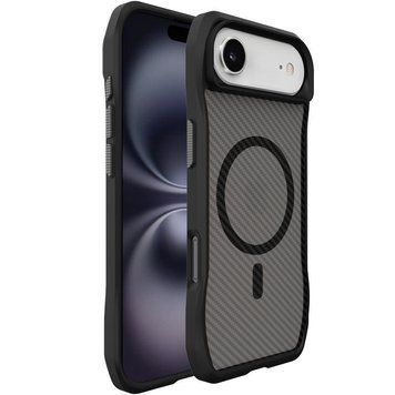 Чохол TPU Space Octagon with MagSafe для Apple iPhone 17 Air (6.5") Carbon Black 777-09041 фото