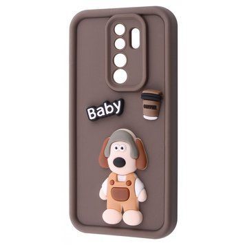 Чохол Pretty Things Case для Xiaomi Redmi 9 Brown/Baby 777-01612 фото
