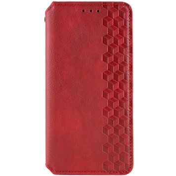 Шкіряний чохол-книжка GETMAN Cubic для Oppo A38 / A18 Червоний 555-01713 фото
