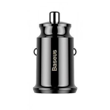 АЗП Baseus Grain 3.1A 2USB Black CCALL-ML01 фото