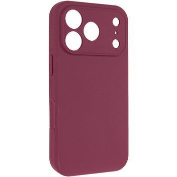 Силиконовый чехол Silk Full Camera Protective для Apple iPhone 17 Pro (6.3") Plum 777-09925 фото