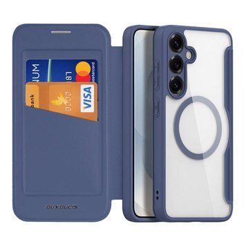 Чехол-книжка Dux Ducis Skin X Pro with MagSafe для Samsung Galaxy S25+ 5G (S936) Blue 757-00528 фото
