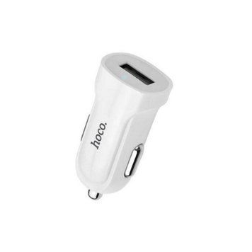 Автомобильное зарядное устройство HOCO Z2 single-port car charger White 656-00328 фото