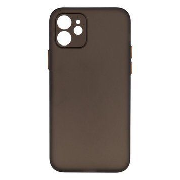 Силіконовий чохол Ultra-thin Matte TPU with Frame для iPhone 12 Чорний 208-01092 фото
