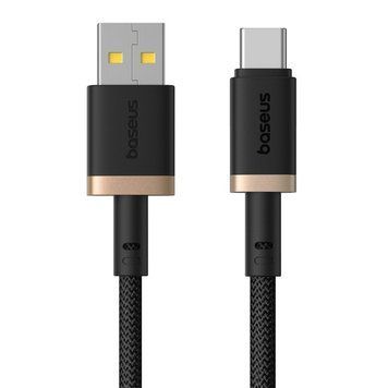 Кабель Baseus Dura Series Fast Charging Cable USB to Type-C 60W 2m Gold+Black P10377802U01-02 фото