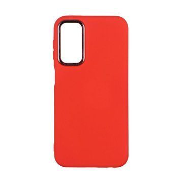 Чехол Silicone Cover Metal frame для Samsung Galaxy A24 4G (A245) Red 208-03425 фото