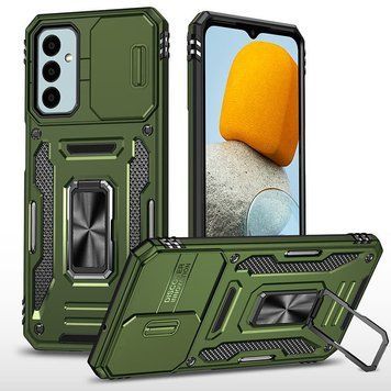 Ударопрочный чехол Camshield Army Ring для Samsung Galaxy A24 4G Army Green 777-05078 фото
