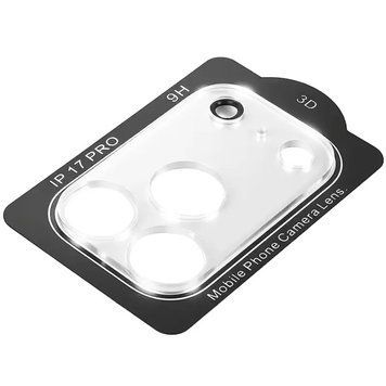 Защитное стекло на камеру Full Block для Apple iPhone 17 Pro (6.3") Transparent 204-00485 фото