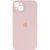 Силіконовий чохол з закритою камерою для iPhone 15 Pink Sand 666-01013 фото