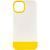 Чехол TPU+PC Bichromatic для Apple iPhone 13 (6.1") Matte / Yellow 555-03994 фото