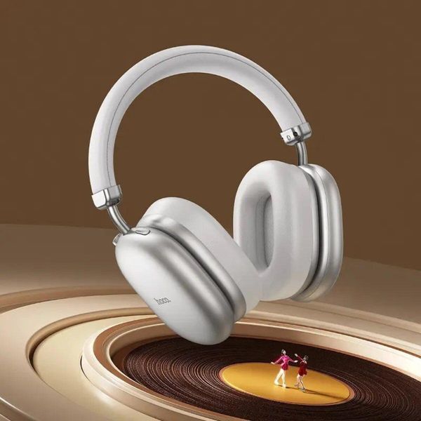 Беспроводные наушники HOCO W35 Max Auspicious ANC noise reduction BT headphones Silver 656-01646 фото