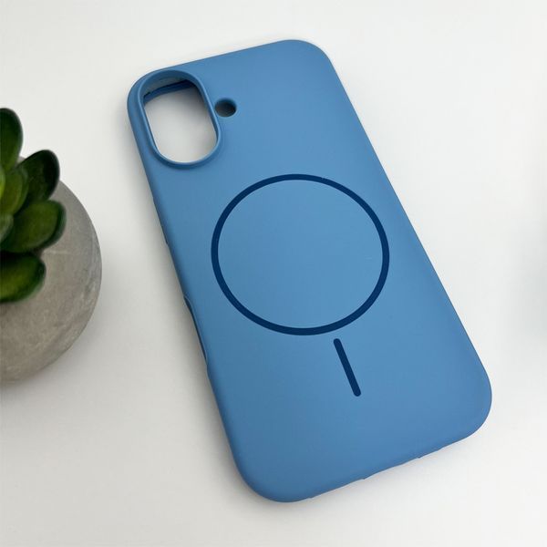 Чохол для смартфона Silicone Case Magnetic для Apple iPhone 17 Azure 666-04108 фото